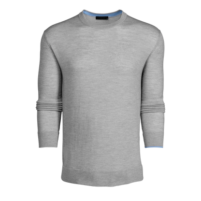 Saratoga Crewneck - Light Grey Heather