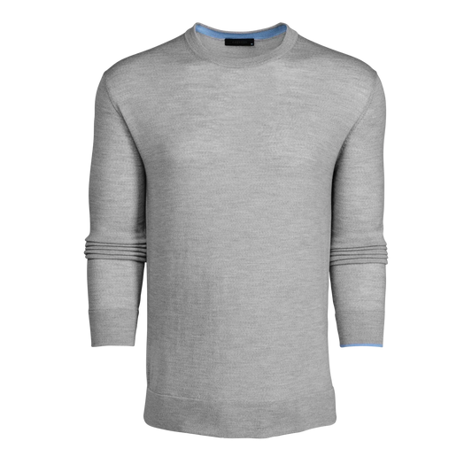Saratoga Crewneck - Light Grey Heather