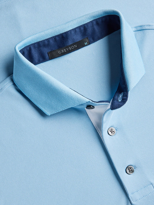 Wolf Icon Polo - Wolf Blue