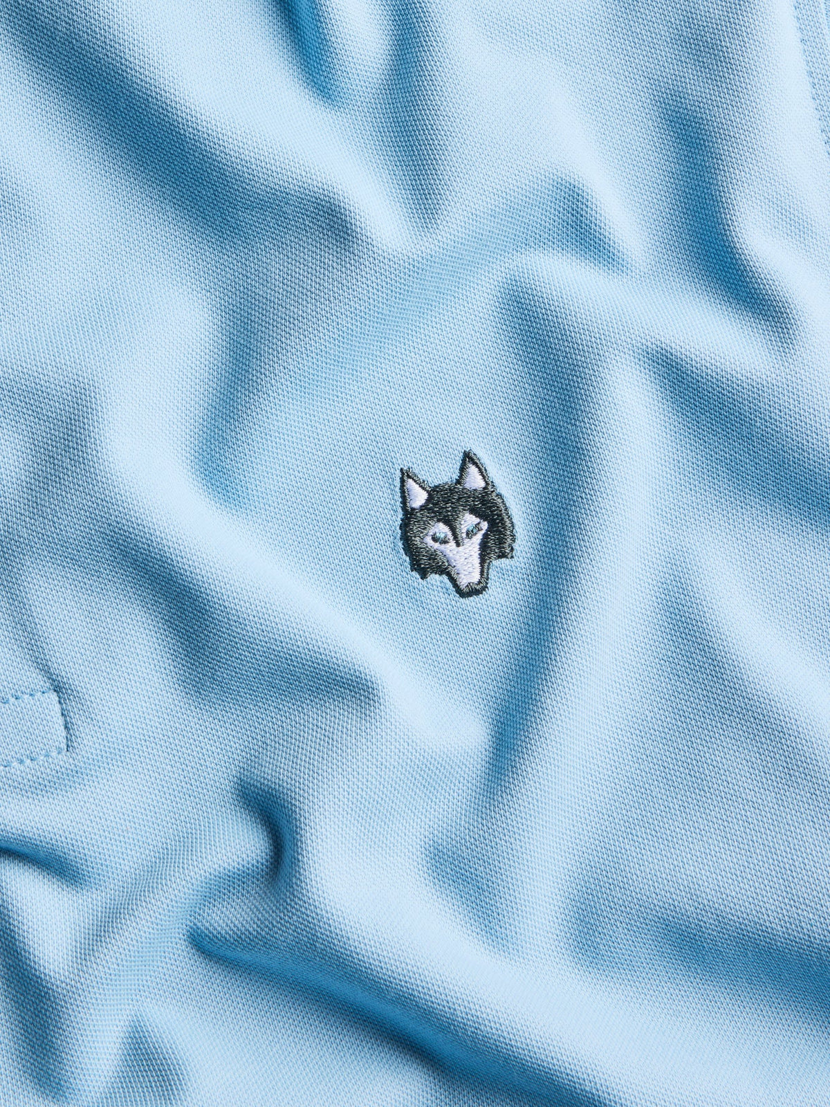 Wolf Icon Polo - Wolf Blue