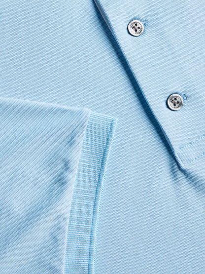 Wolf Icon Polo - Wolf Blue