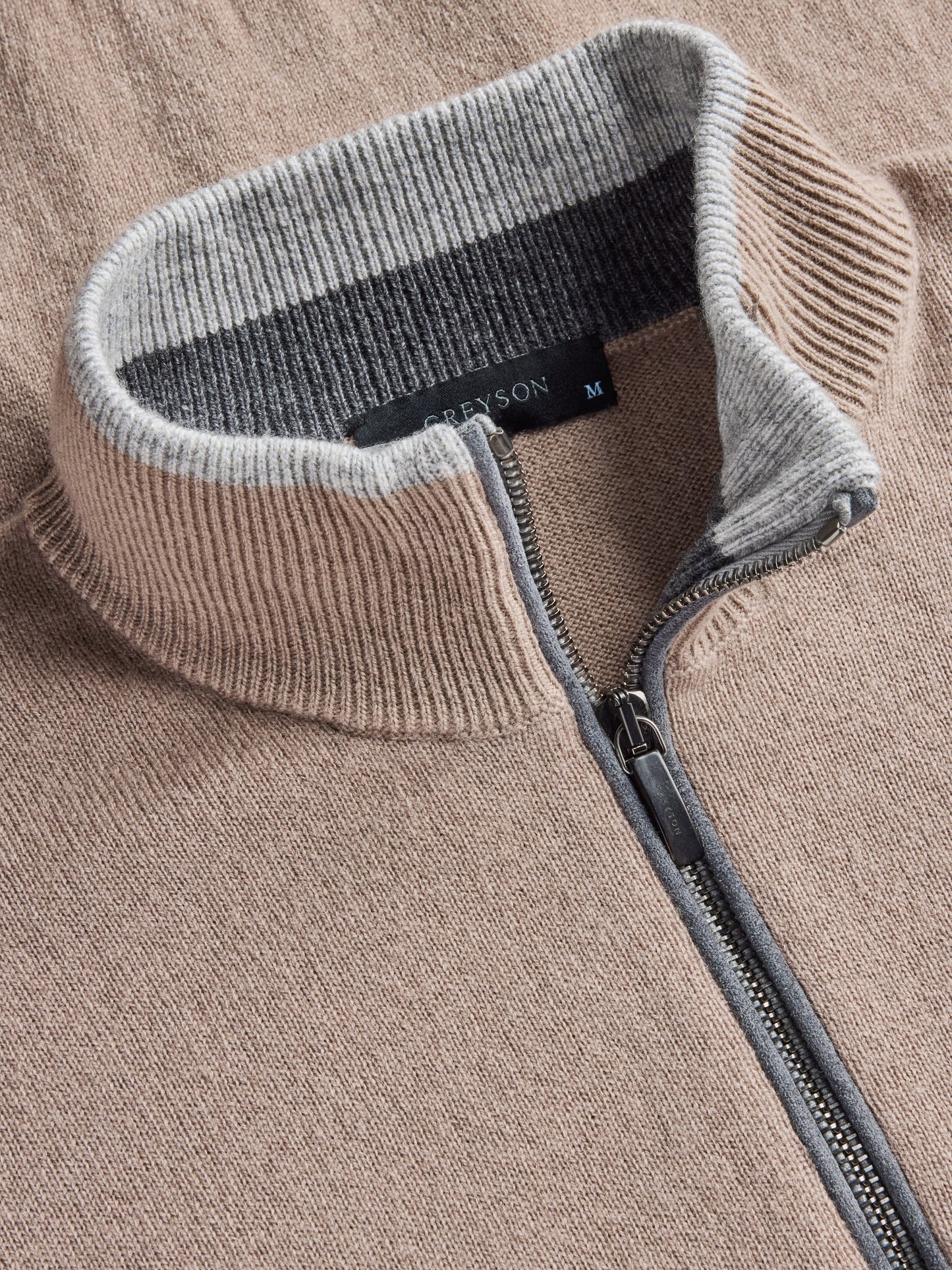 Sebonack Quarter Zip Sweater - Cobblestone