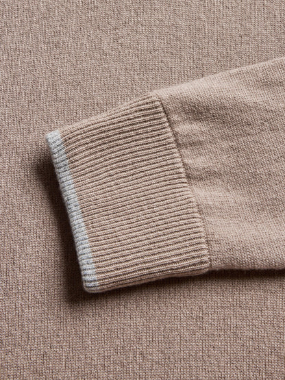 Sebonack Quarter Zip Sweater - Cobblestone