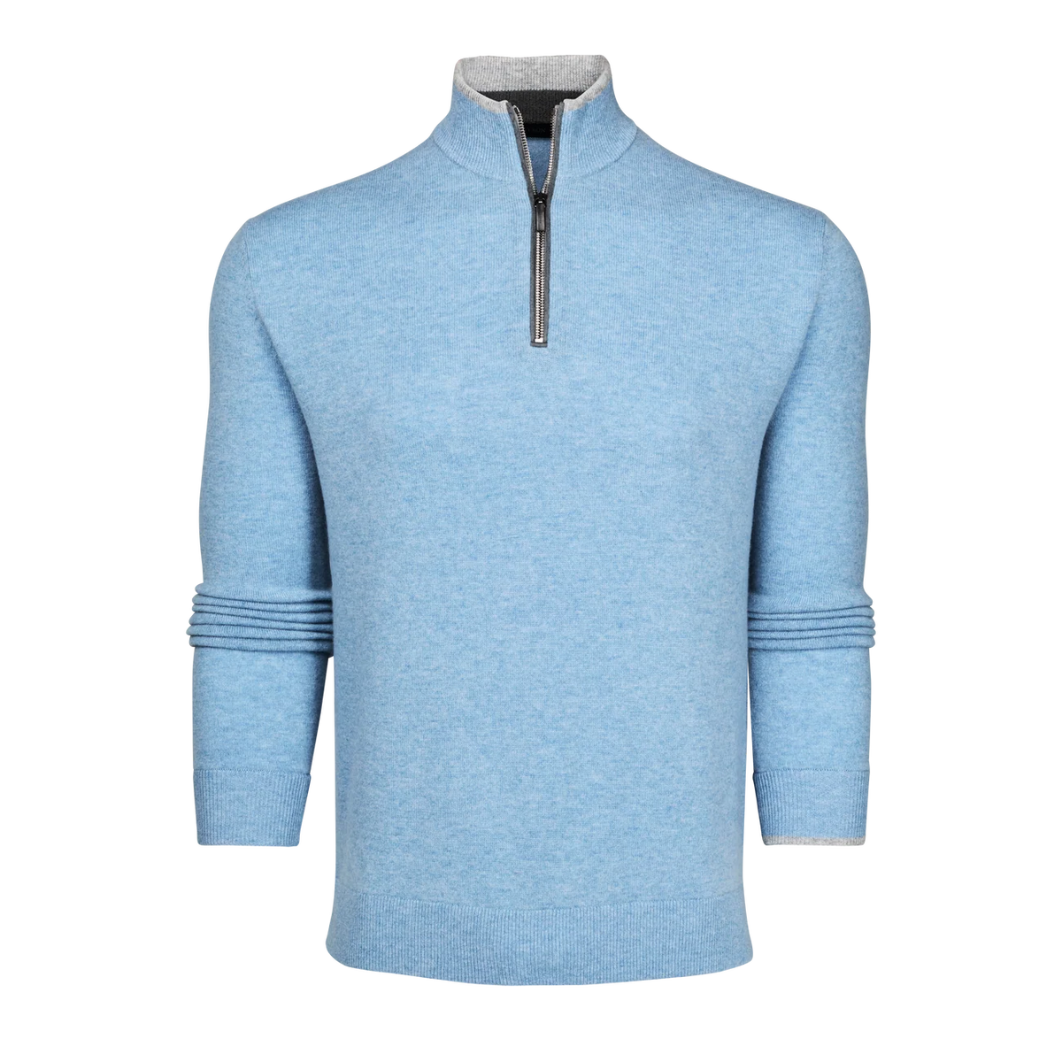 Sebonack Quarter Zip Sweater - Wolf Blue
