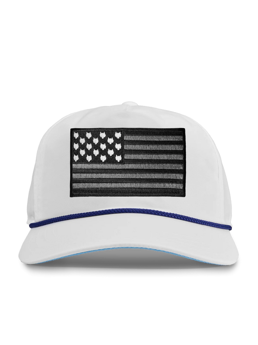Wolf Flag Rope Hat - Arctic
