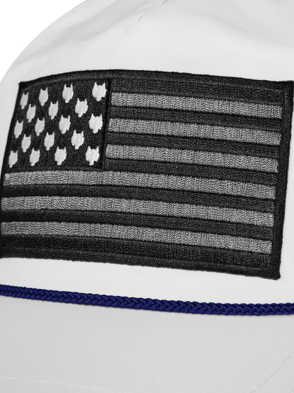 Wolf Flag Rope Hat - Arctic