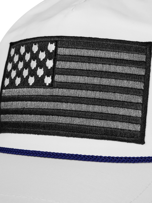 Wolf Flag Rope Hat - Arctic