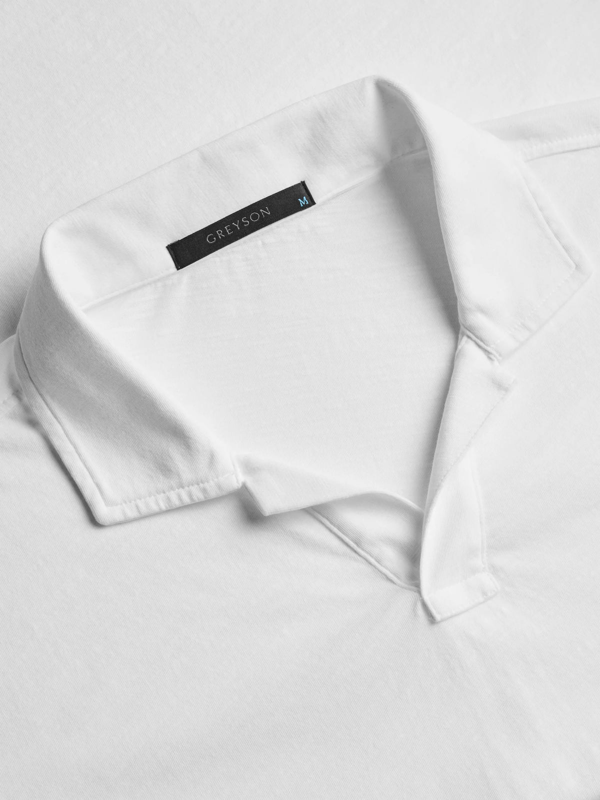 Alpha Slub Johnny Collar Polo - Arctic
