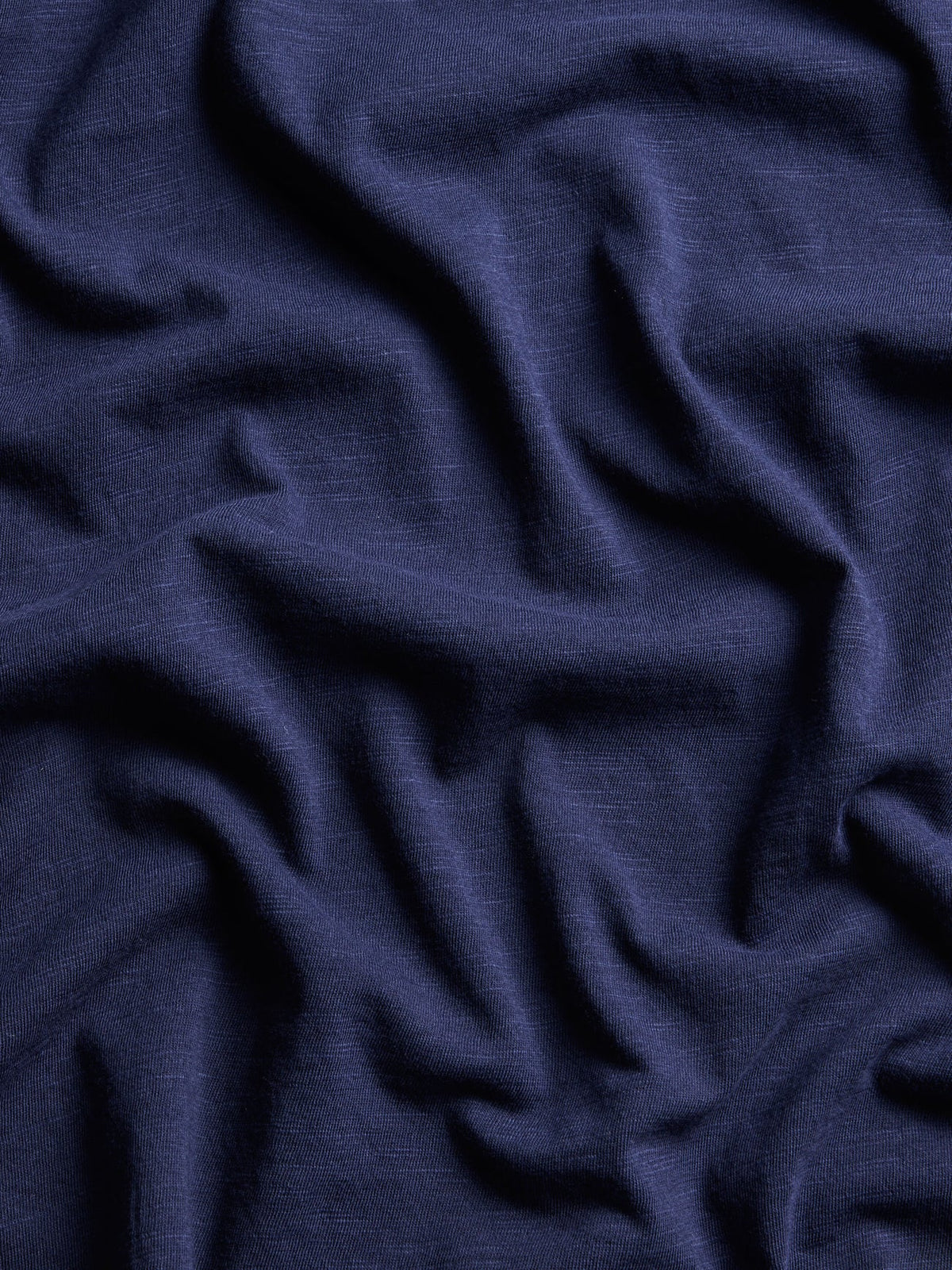 Alpha Slub Johnny Collar Polo - Maltese Blue