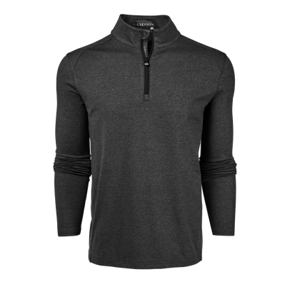 Rhinebeck Quarter Zip - Dark Grey Heather
