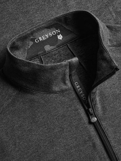 Rhinebeck Quarter Zip - Dark Grey Heather