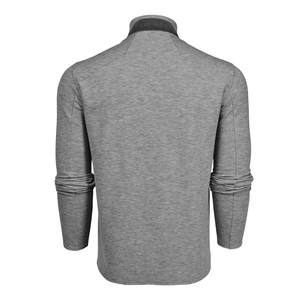 Troy Quarter Zip - Medium Grey Heather