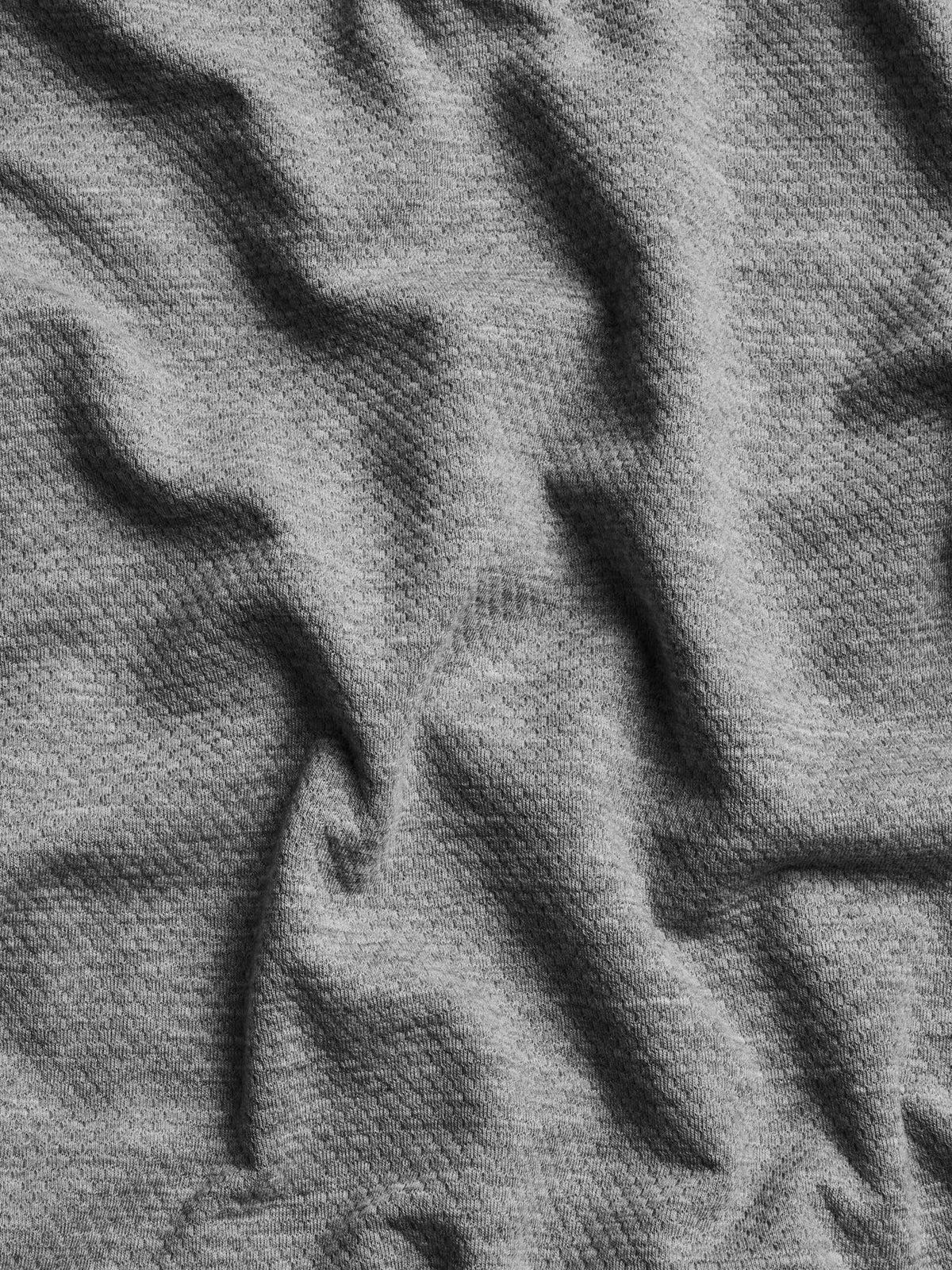 Troy Quarter Zip - Medium Grey Heather