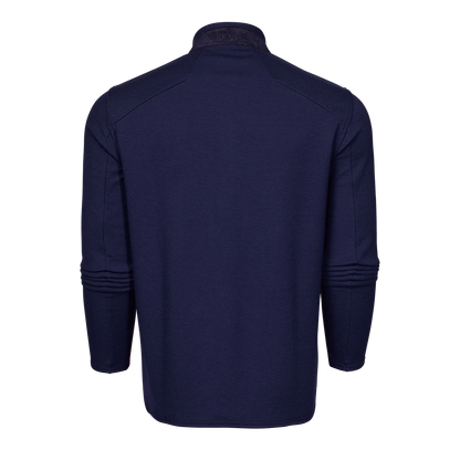 Troy Quarter Zip - Maltese Blue