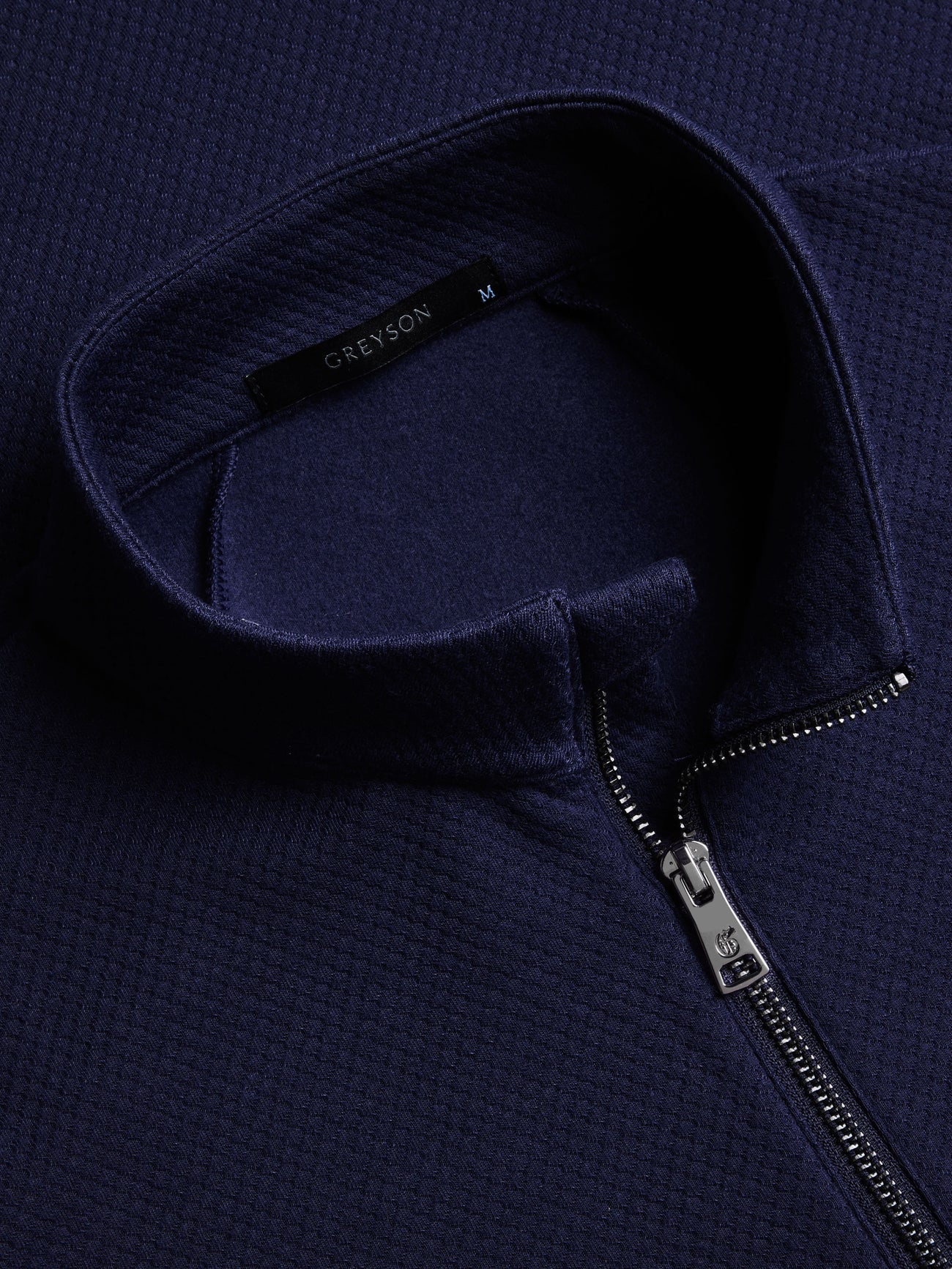 Troy Quarter Zip - Maltese Blue