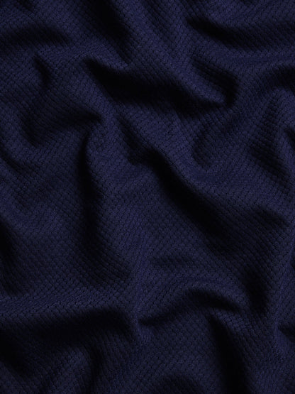 Troy Quarter Zip - Maltese Blue
