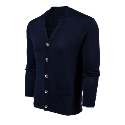Saratoga Cardigan - Maltese Blue