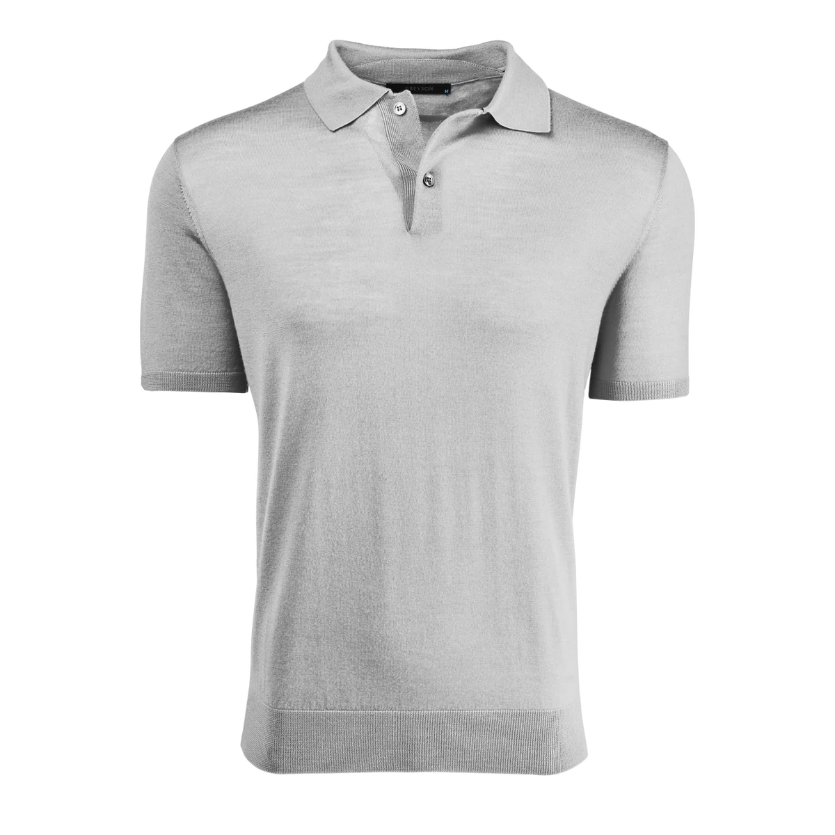 Saratoga SS Sweater Polo - Light Grey Heather