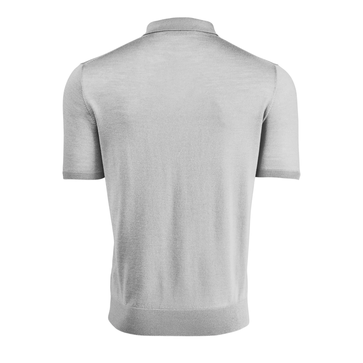 Saratoga SS Sweater Polo - Light Grey Heather