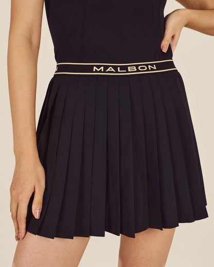 Laurell Pleated Skirt - Black