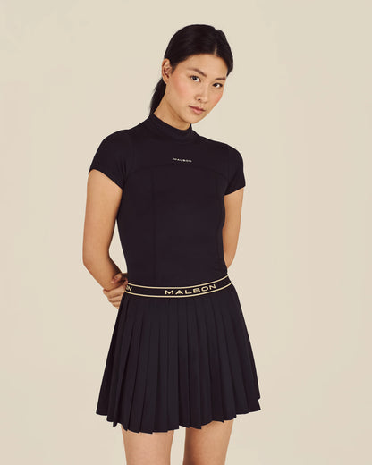 Laurell Pleated Skirt - Black