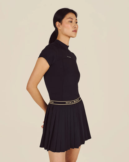 Laurell Pleated Skirt - Black