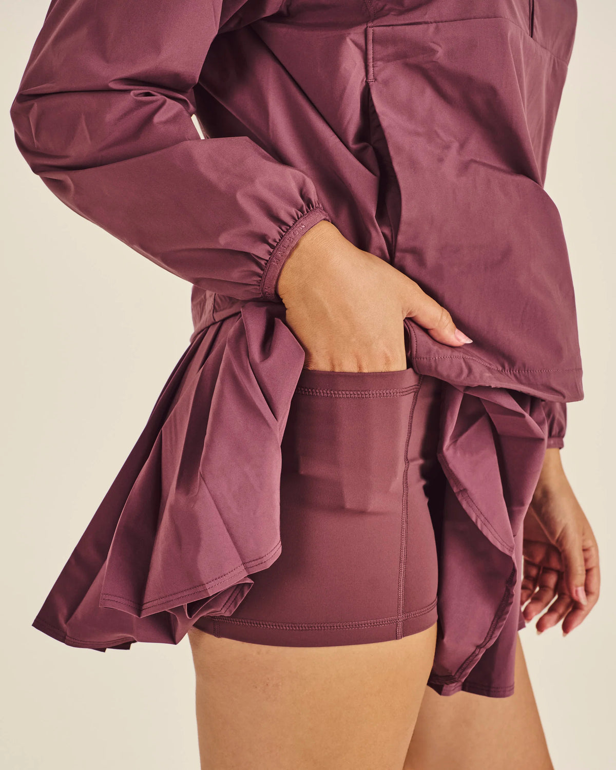 Laurell Skirt - Plum Wine