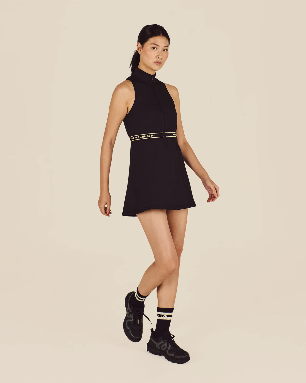 Kaleen Racerback Dress - Black