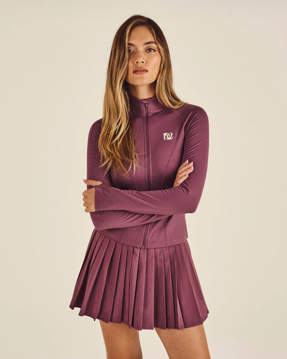 Rue Jacket - Plum Wine