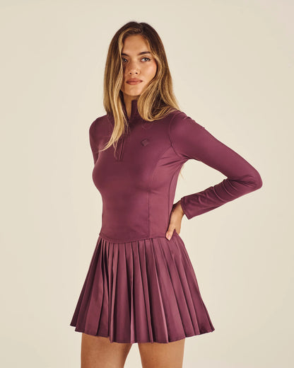 Camila Mid Layer - Plum Wine