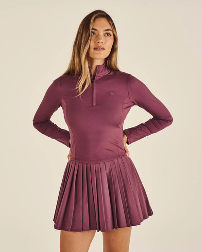 Camila Mid Layer - Plum Wine