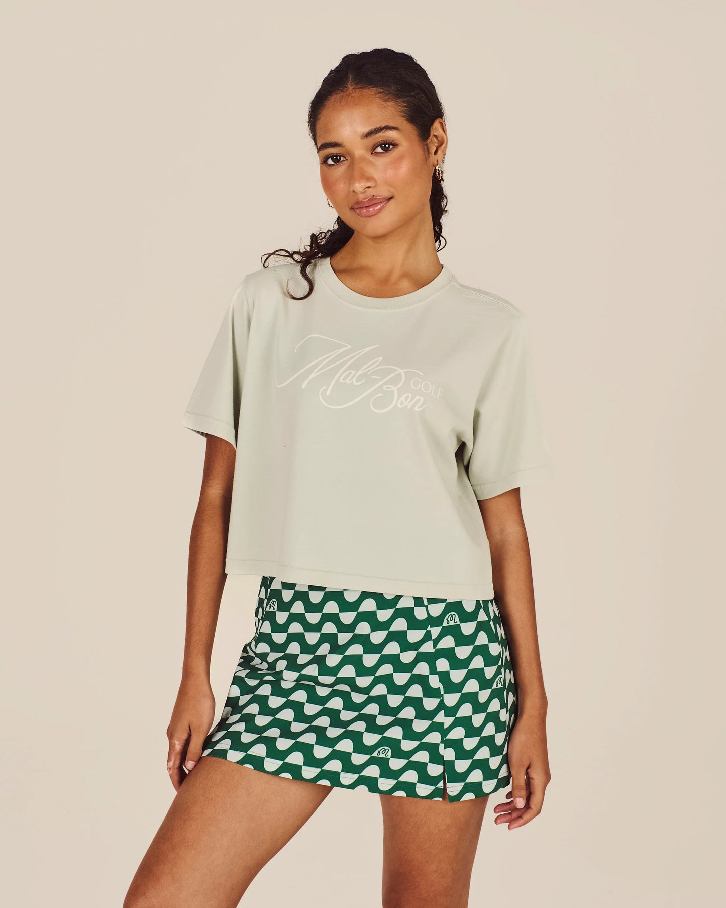 Ella Skirt - Garden Green / Green Tint