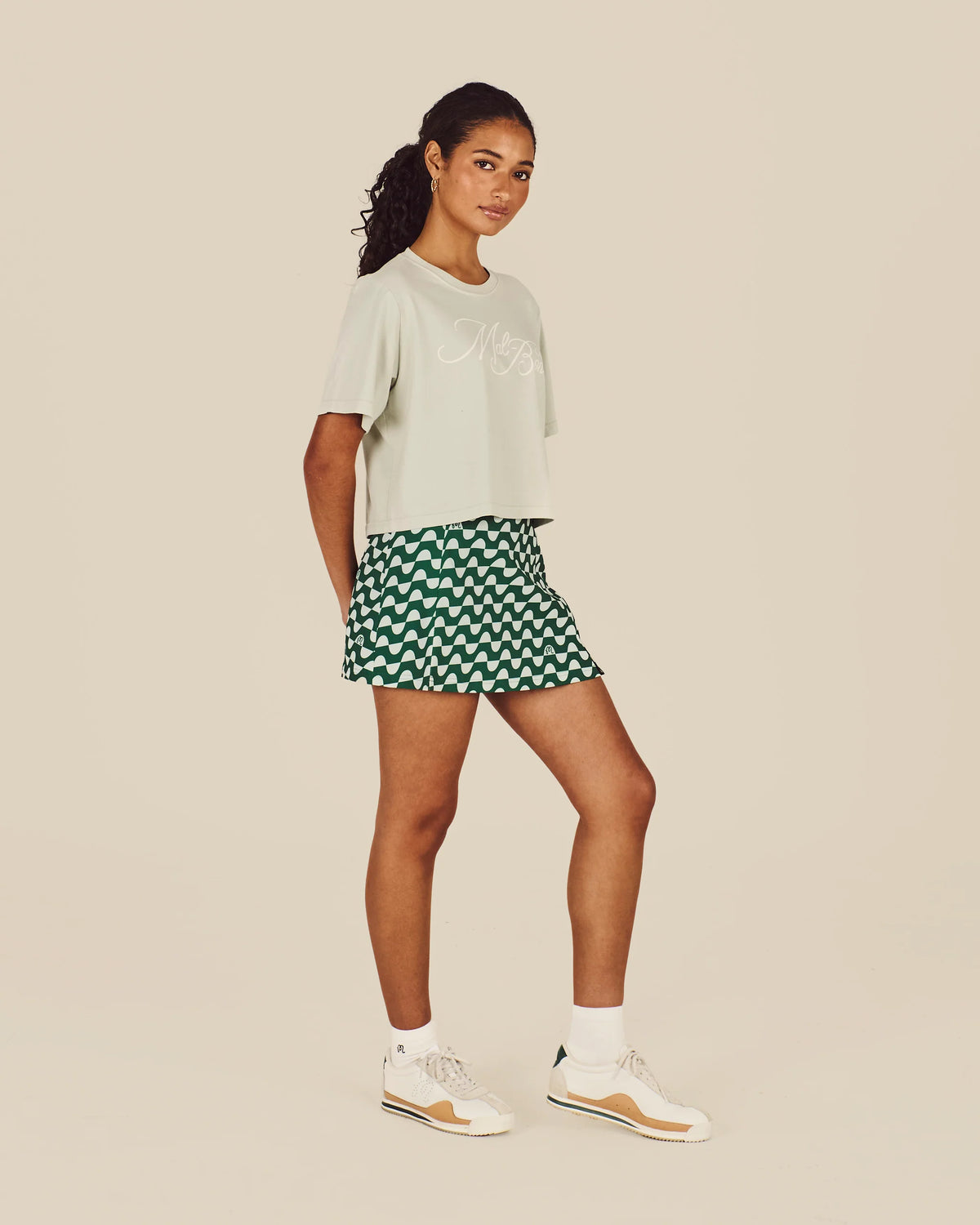 Ella Skirt - Garden Green / Green Tint