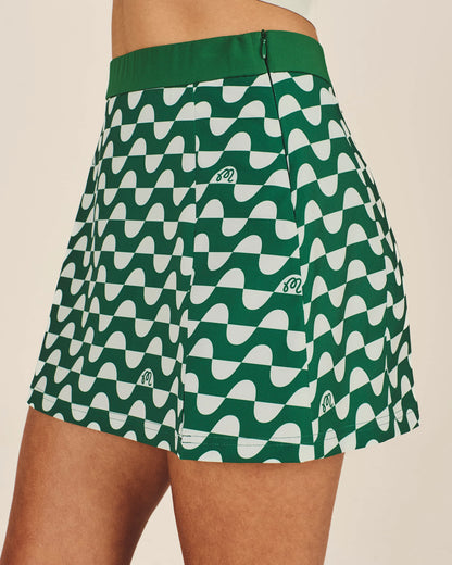 Ella Skirt - Garden Green / Green Tint