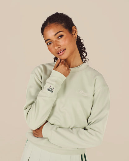 Adeline Crewneck - Green Tint