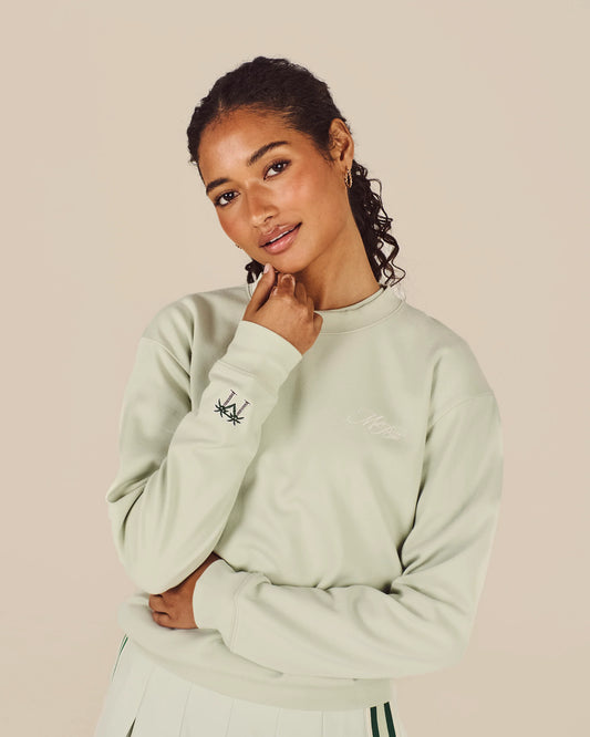 Adeline Crewneck - Green Tint