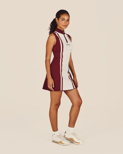 Fernanda Dress - Raspberry Truffle / Whisper White