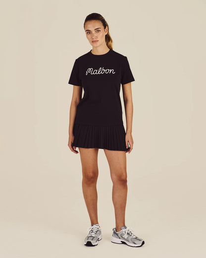 Cosette Script Tee - Black