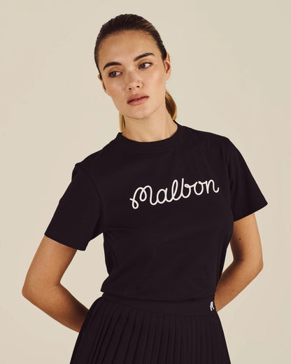 Cosette Script Tee - Black
