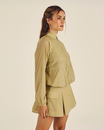 Zoe Bomber - Sage Green