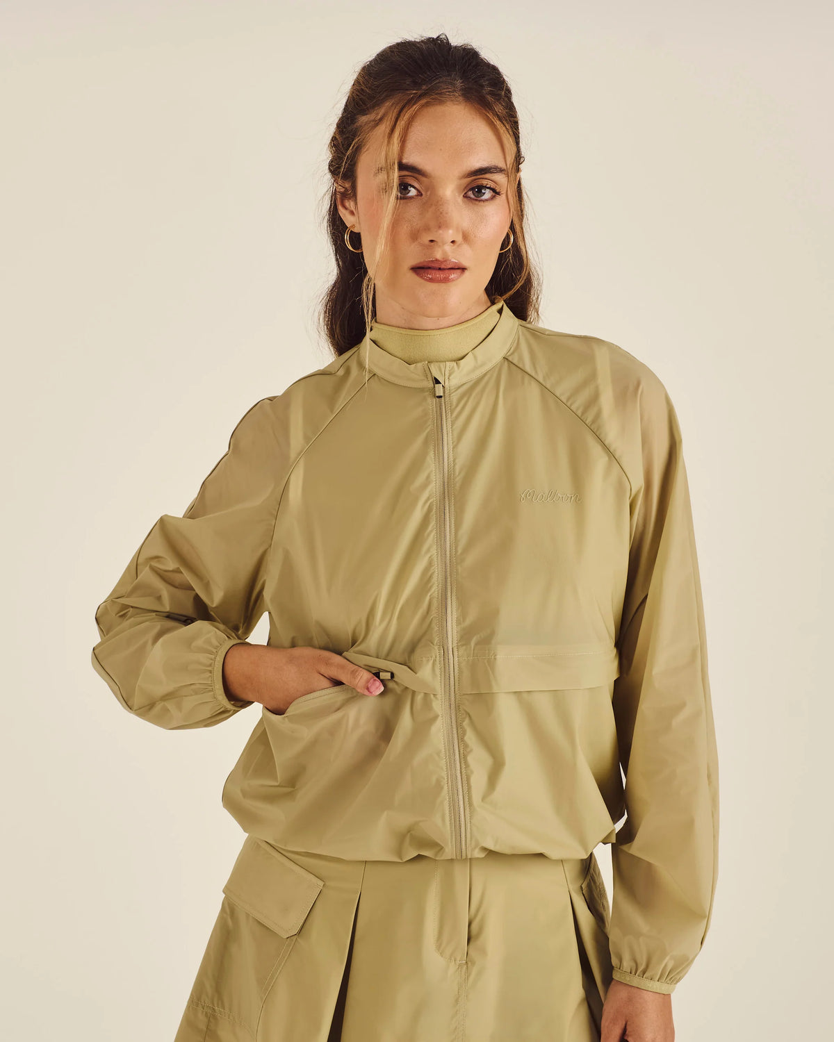 Zoe Bomber - Sage Green