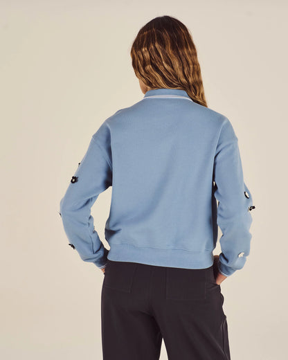 Naomi Blossom Polo - Blue Shadow