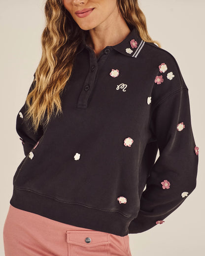 Naomi Blossom Polo - Smokey Black