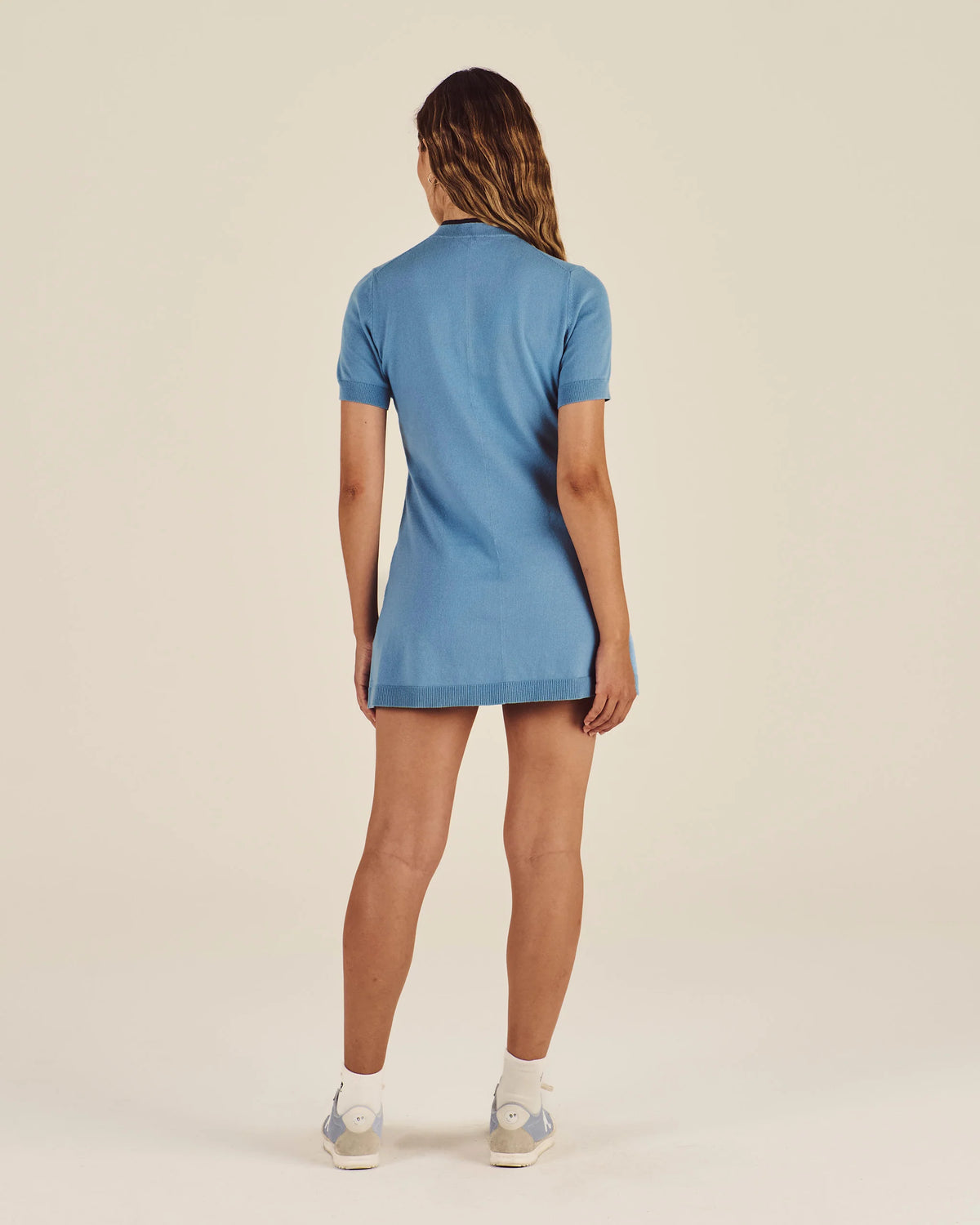 Mika Sweater Dress - Blue Shadow