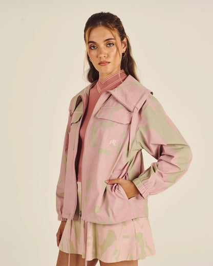 Rumi Ink Wash Jacket - Misty Rose