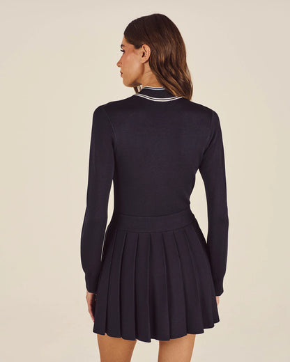 Eliza Dress - Blueberry