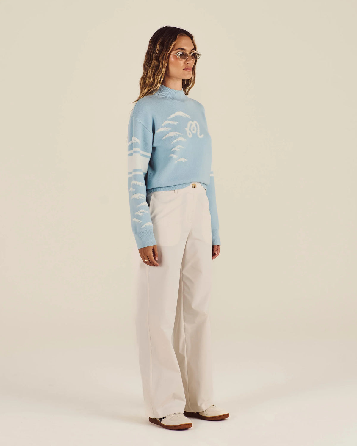 Alps Sweater - Light Blue