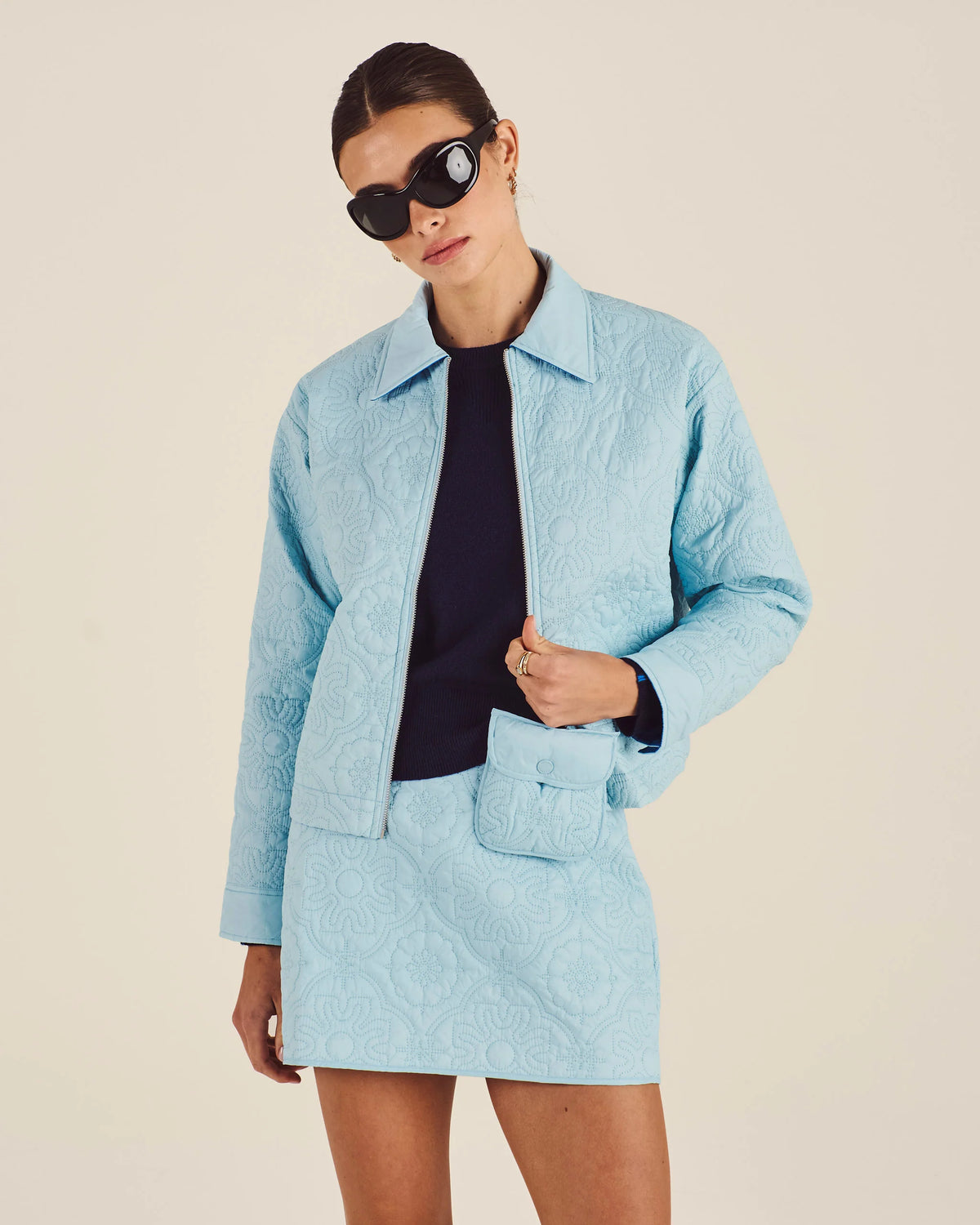 Reversible Luisa Jacket - Cool Blue / Imperial Blue