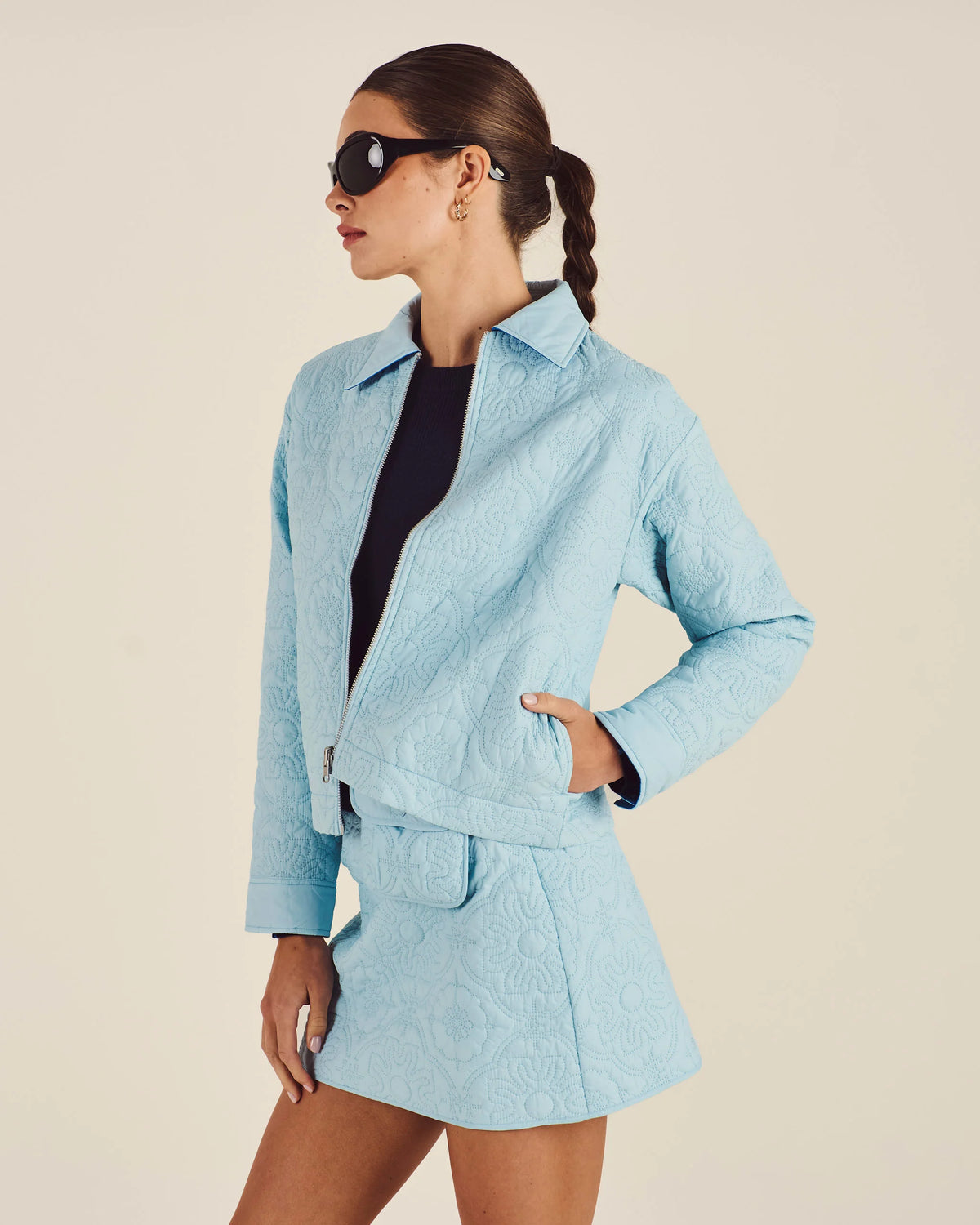 Reversible Luisa Jacket - Cool Blue / Imperial Blue