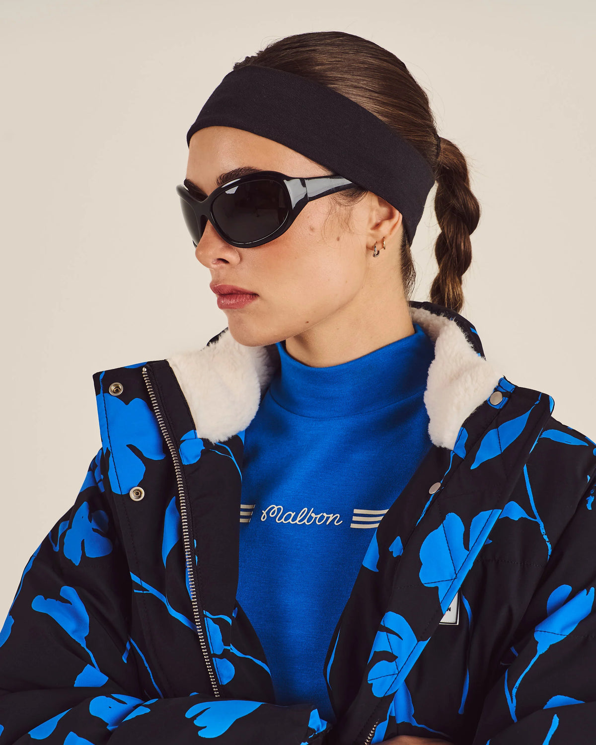 Alps Puffer Jacket - Black Azalea